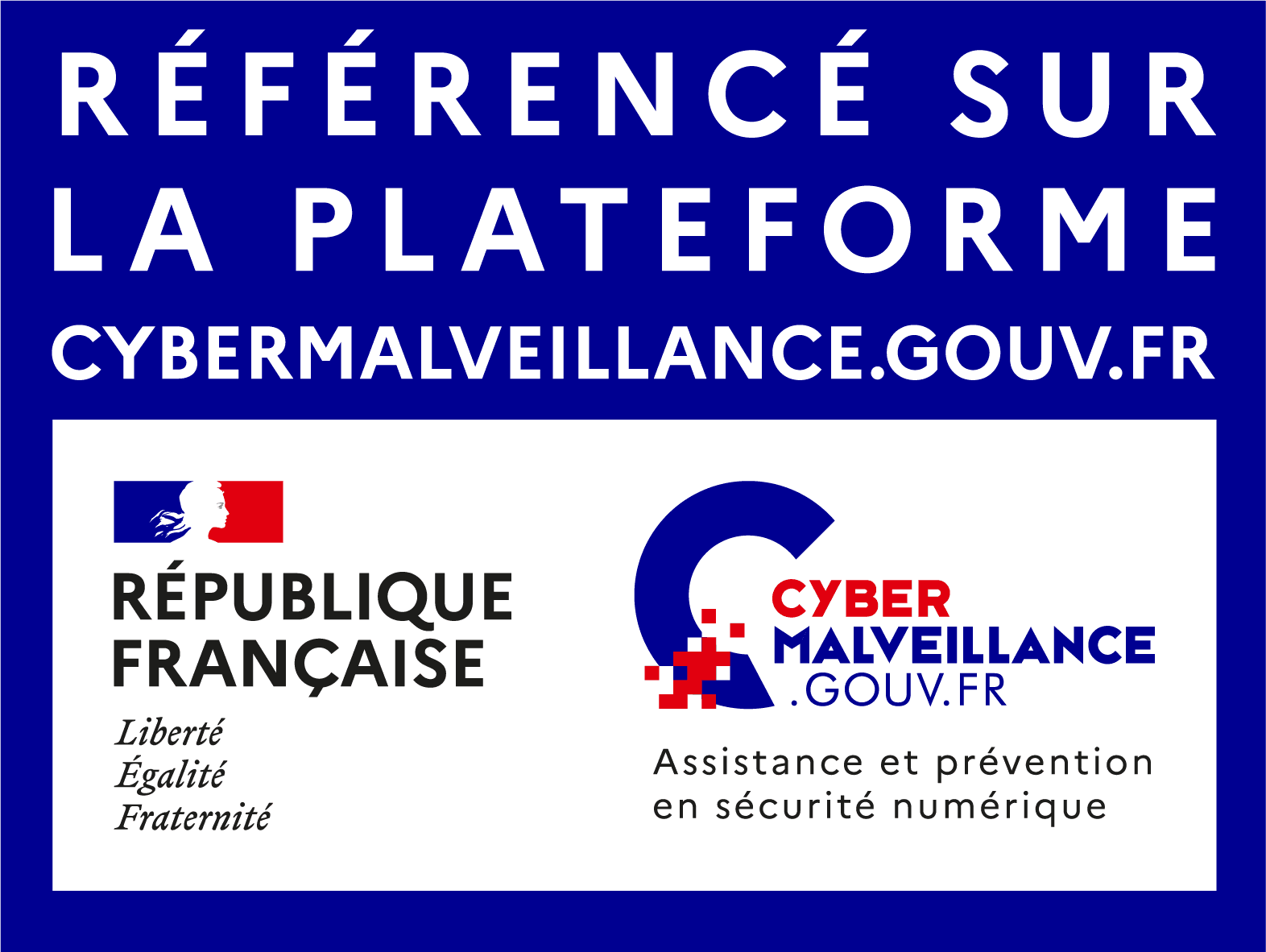 Référencé sur la plateforme Cybermalveillance.gouv.fr — dispositif national d’assistance et de prévention en sécurité numérique